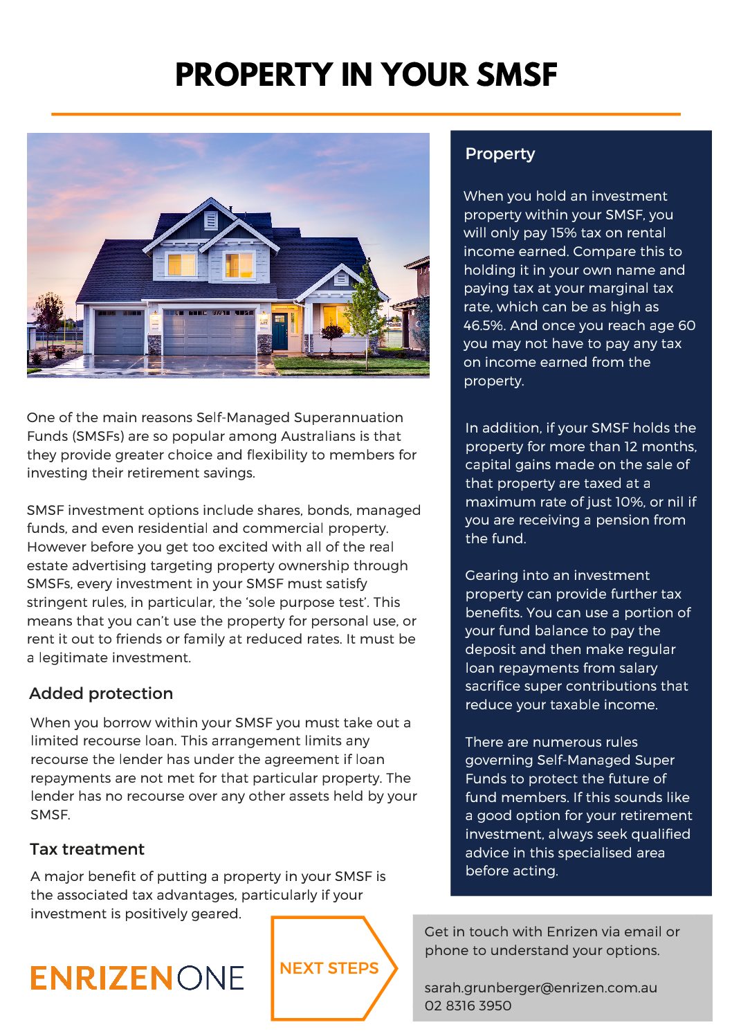 Property in SMSF | Enrizen